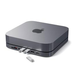 TYPE-C ALUMINUM STAND & HUB FOR MAC MINI