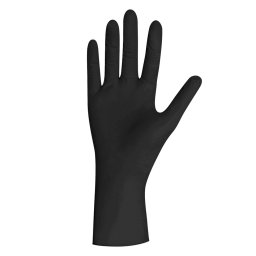 Unigloves Select Black 300 Long Surgical Gloves 100pcs L