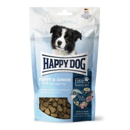 Happy Dog Soft Snack Fit & Vital Puppy & Junior - pasăre, somon și orez 100 g