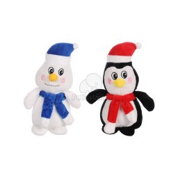 Flamingo Crista - jucărie de Crăciun pentru câini, om de zăpadă/pinguin 1 buc.