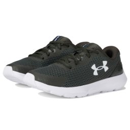 Under Armour Under Armour Kids Surge 3 Sneakers (Big Kid) Baroque GreenWhiteWhite