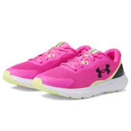 Under Armour Surge 3 (Big Kid) Rebel PinkFadeBlack