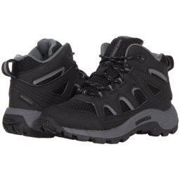 Merrell Oakcreek Mid Lace Waterproof (Little KidBig Kid) BlackGrey