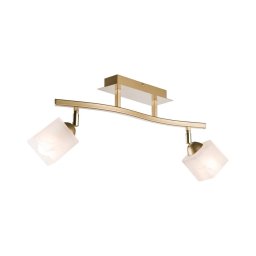 Spot KLARA 2xE14/60W/230V auriu