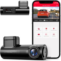 Camera auto DVR LINGDU D100 Smart, 2.5K, WiFi, GPS, Unghi 150 , WDR, Parking Mode, Loop, G-Sensor, Control vocal
