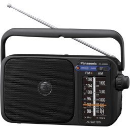 Radio portabil RF-2400DEG-K, FM/AM, Negru