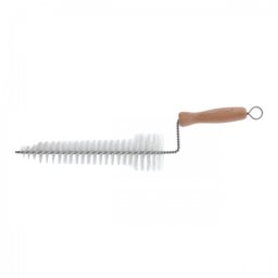 Perie spiralată de curățat manșoane, cu mâner de lemn, 40 cm