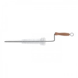 Perie spiralată de curățat manșoane, cu mâner de lemn, 50 cm