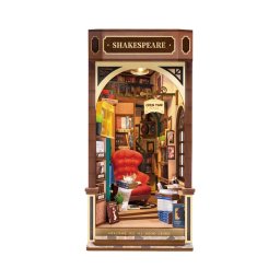 Book Nook, Cotor de carte DIY, Librarie, 194 piese
