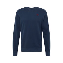 LEVI'S ® Bluză de molton 'Original Housemark Crewneck Sweatshirt' albastru marin / roșu / alb