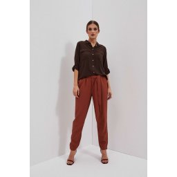 Marisse Women's Trousers L-Sp-4012 Brown