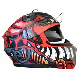 Casca moto modulabila X-One "Alien" L
