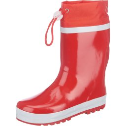 PLAYSHOES Cizme de cauciuc roșu / alb
