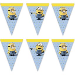 Banner 9 stegulete Minions Despicable Me 2,3 m