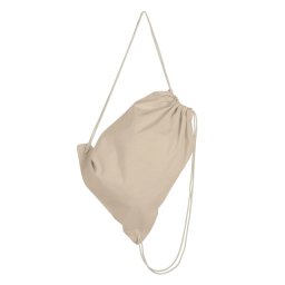 Rucsac Bumbac Natur cu snur, 34x42 cm
