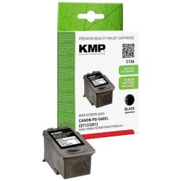 KMP Patrone Canon PG-560XL/PG560XL black 400 S. C136 refille remanufactured