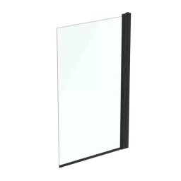 Paravan cada batant Ideal Standard Connect 2 80x140 cm profil negru -T9923V3