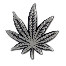 Suport betisoare parfumate metalic Leaf Silver