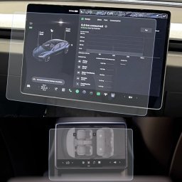 Tesla Model 3 Highland 2024+ Set Folii de Protectie Display Fata/Spate - HD-Premium FoliaTa