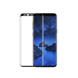 Folie Sticla Samsung S9 g960 Black Fullcover Tempered Glass Ecran Display LCD