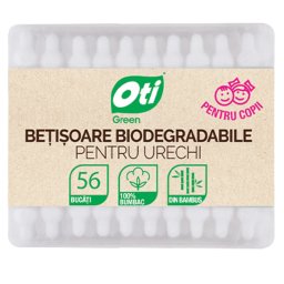 Betisoare biodegradabile pentru urechi copii, 56 buc. cutie