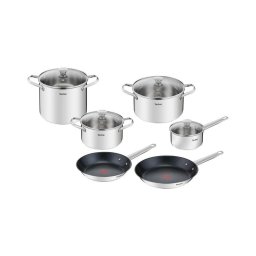 Set de vase de gătit Tefal 10 buc. COOK EAT oțel inoxidabil