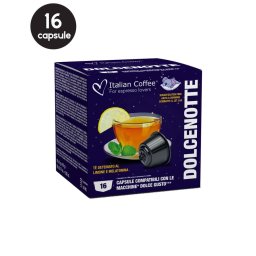 16 Capsule Italian Coffee Ceai DolceNotte - Compatibile Dolce Gusto