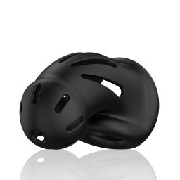 Shots ManCage Model 27 Ultra Soft Silicone Chastity Cage Black