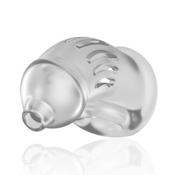 Shots ManCage Model 29 TPE Chastity Cage Transparent