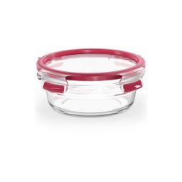 Caserolă Tefal 0,6 l MSEAL GLASS roșu/sticlă