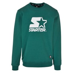 Starter Black Label Bluză de molton verde / alb