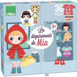 Joc cu magneti Mia se deghizeaza