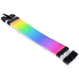 Cablu prelungitor RGB adresabil Lian Li Strimer Plus V2 3x8 pini Triple PCIe VGA, PW12-PV2