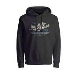 JACK & JONES Hanorac Jprblubilly Logo Sweat Hood Fst 12226943 C-N10 Black