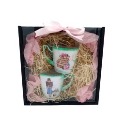 Cadou - La multi ani, draga prietena - set 2 cani+cutie cadou - FEIS311025