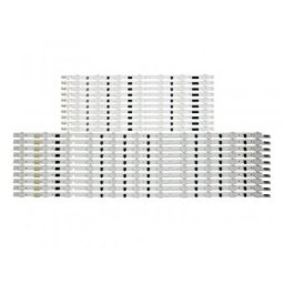 Set barete led , Televizor Samsung 55 inch , 10 barete cu 7 led-uri si 10 barete cu 11 led-uri