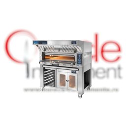 Cuptor profesional Pizza napoletană GAM KING 6G TOP, cu suport și hotă