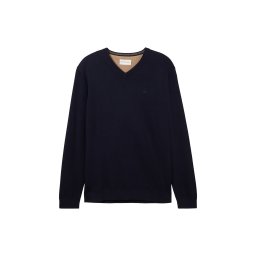 TOM TAILOR Pulover bleumarin