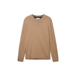 TOM TAILOR Pulover maro deschis