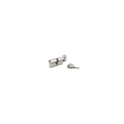 Cilindru Cheie Unica cu buton 30 x 40 mm, STD, nichelat