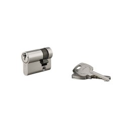 Semicilindru Cheie Unica cu profil european 30 x 10 mm, STD, nichelat