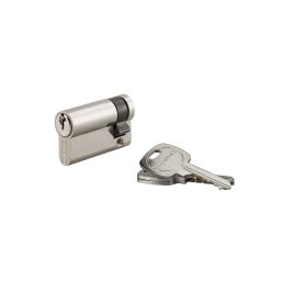 Semicilindru Cheie Unica cu profil european 40 x 10 mm, STD, nichelat