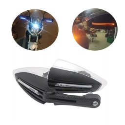 Handguard cu led protectii maini moto ghidon
