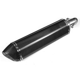 Toba evacuare moto sport ATV carbon finala esapament 47cm
