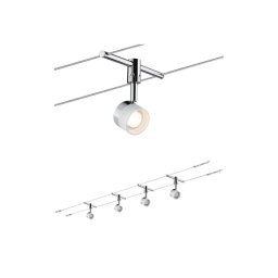 Paulmann 94080 - Set 4 x LED/4,8 W, sistem complet cu cablu STAGE, 230 V, crom