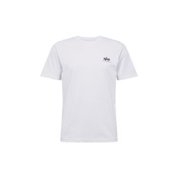 ALPHA INDUSTRIES Tricou negru / alb
