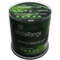 DVD-R 16x CB 4,7GB MediaR 100 pieces