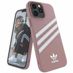 Husa Adidas OR Moulded PU - Husă telefon - compatibil cu Apple iPhone 13 Pro Max 6,7" / 47809 - culoare Roz