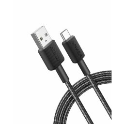 322 USB-C la USB-A 1.8 metri, Negru