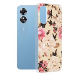 Husa Husa pentru Oppo A17 - Techsuit Marble Series - Mary Berry Nude